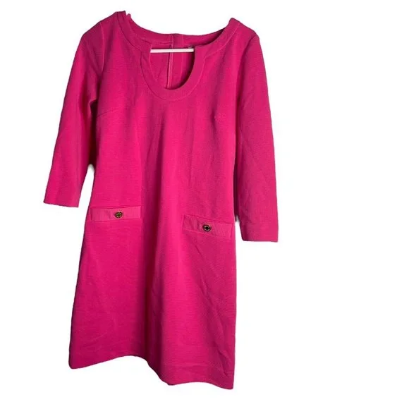 Lilly Pulitzer Lina Dress Women’s XS Shift Bright Pink - Picture 1 of 9